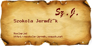 Szokola Jermák névjegykártya